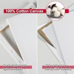 Halobios Canvas Boards for Painting, Canvases for Painting with 9 x 12, 11x14, Canvas Panels Set Boards with 5x7, 8x10, 9x12, 11x14, 68 Value Pack for Acrylic, Oil, Tempera & Watercolor Paint