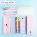 Paul Rubens Watercolor Paint Set Artist Grade, 24 Vivid Colors with Portable Metal Box for Artists, Beginners, Hobbyists, Students