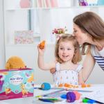 Air Dry Clay 90 Colors, Modeling Clay for Kids, DIY Model Magic, Molding Clay Kit with Sculpting Tools, Non-Sticky Soft and Super Light, Arts and Crafts Gift for Boys Girls Kids