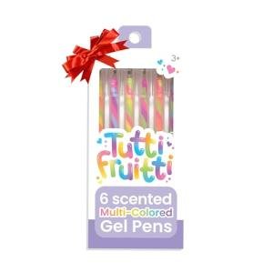 Ooly Scented Tutti Fruitti Color Changing Gel Pens Set of 6-1.00mm NIB, Color Changing as you Write, Pens for Kids, Adults, Art and Stationery Supplies