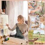 100PCS 5x7 Watercolor Paper Bulk, 140lb/300g Cold Press Thick Water Color Paper Pad for Kid Child Adult, White Art Paper for Drawing Painting Markers Gouache, Textured Cotton Paper Sheets