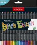 Faber-Castell Black Edition Colored Pencils, Classic 1 Count (Pack of 24)