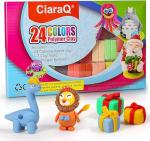 CiaraQ 24 Colors Small Block Polymer Clay Starter kit, Oven Bake Clay, CPSC Conformed Non-Toxic Molding DIY Clay, Great for Kids, Beginners