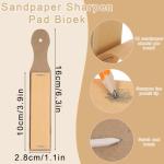 Ptwola 21Pcs Blending Stumps for Drawing Reusable Paper Art Blenders Blending Sticks Beginner Blendings Tools Paper Stumps Sandpaper Pencil Sharpener for Artist Shading Completed Sketch Drawing Tool