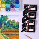 Gouache Paint, White Color 100 ml Non-Toxic Gouache for Canvas and Paper, Gouache Opaque Watercolor Painting Perfect Art Supplies for Artists, Students, and Kids