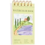 Watercolor Paper Pad 3.5x5.5 Inch | 30 Sheets 140lb/300g,Spiral-Bound, Tear-Resistant & No-Bleed | Artist-Grade for Water Color Paper/Ink | Compact Travel Sketchbook (Adults, Students, Outdoor)