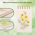 Watercolor Paper Pad 3.5x5.5 Inch | 30 Sheets 140lb/300g,Spiral-Bound, Tear-Resistant & No-Bleed | Artist-Grade for Water Color Paper/Ink | Compact Travel Sketchbook (Adults, Students, Outdoor)