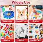 100 Sheets Watercolor Paper Bulk，5 x 7 Inch Cold Press 140 lb/300 GSM Water Color Paper for Kids Adults.Watercolor Drawing Paint Paper for Art Drawing Supplies