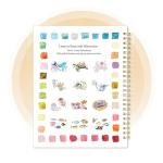 Watercolor Workbook for Beginners - Complete Watercolor Painting Kit with 12 Color Paint Set & Brush | Step-by-Step Art Book for Adults, Hobby Gift for Friends