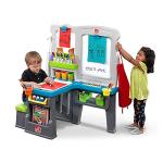 Step2 Great Creations Art Center, Kids Activity Table, Arts & Crafts Desk, Made of Durable Plastic, Includes Bench, For Toddlers 3+ Years Old