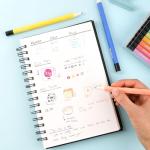 Grabie Erasable Gel Pens, 9 Colors Erasable Pens, Make Mistakes Disappear Colored Pens, Assorted Color Inks for Drawing Writing Planner,Gel Pens for Coloring