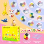 Air Dry Clay Kits - Modeling Clay for Kids, Ultra Light & Soft, Safe & Non-Toxic, 12 Box DlY Air Dry Clays Kit with Sculpting Tools Tutorials,Art Crafts Toys Gifts for Boys Girls (B-Animal Kingdom)