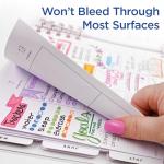 Zebra Pen CLiCKART Retractable Felt Tip Pen, Assorted Ink Colors, 0.6mm Fine Point, Moisture Absorbing to Prevent Drying Out, Ideal for Giftable Art Supplies and Teacher Gifts, 12-Pack (69012)