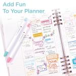 Zebra Pen CLiCKART Retractable Felt Tip Pen, Assorted Ink Colors, 0.6mm Fine Point, Moisture Absorbing to Prevent Drying Out, Ideal for Giftable Art Supplies and Teacher Gifts, 12-Pack (69012)