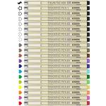 Micro Fineliner Drawing Pens 20 Set(12 Colored & 8 Black) Artist Art Supplies Adult Waterproof Watercolor Fine Line Marker Archival Ink Micron Sketch Outline Manga Anime Gift Sketching Zentangle Stuff