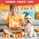 Simetufy 36 Pack 5 x 7 Inch Canvas Boards Small Painting Canvas for Kids, Blank Canvas Panels Gesso Primed Acid-Free 100% Cotton for Acrylics Oil Watercolor Tempera Paints