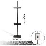 Adjustable Tabletop Easel Stand for Picture Frames & Canvas - All-Metal Display Easel with 28" Height, Table Top Frame Holder for Artwork, Photo Stand, Metal Easels for Table Display (Black) (Black)