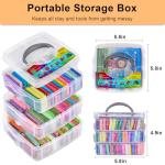 CiaraQ Polymer Clay Starter Kit with Sculpting Tools, 50 Colors Oven Bake Modeling Clay for Kids and Beginners