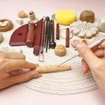 12PCS Pottery Tools Kit, Polymer Clay Tools Set for Sculpting, Air Dry Clay Tools, Ceramic Tools for Carving, Modeling, Molding, Shaping, Dotting, Trimming, Arts Crafts Supplies, Adults, Beginners