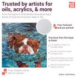 Ampersand Art Supply Museum Series Gessobord | 8x10 | 1/8" Flat Profile | Gesso Wood Painting Panel for Oil and Acrylic Paint & Mixed Media | Canvas Panel Alternative in Professional Art Supplies