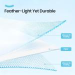 ARTDOT 200-Piece Double-Sided Non-Stick Release Paper for Diamond Art Kits, 15x10 cm Thickened Cover Replacement Paper as Diamond Painting Accessories and Tools