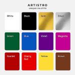ARTISTRO 12 Regular Paint Pens for Glass Marking, Rock Painting, Ceramic, Wood, Fabric, Scrapbooking, DIY Craft Making, Coloring - Acrylic Paint Markers Extra-Fine Tip 0.7mm
