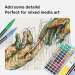 ARTISTRO 12 Regular Paint Pens for Glass Marking, Rock Painting, Ceramic, Wood, Fabric, Scrapbooking, DIY Craft Making, Coloring - Acrylic Paint Markers Extra-Fine Tip 0.7mm