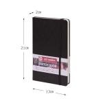 Talens Art Creation Sketchbook 80 Sheets, 13 cm x 21 cm, Black