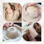 Air Dry Clay Premium 10 lbs White All-Natural - Ideal for Beginners to Advanced Sculptors, Versatile DIY Modeling Clay, Talc-Free & Reusable (White, 10 Pounds)