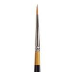 KINGART Premium 7 pc. Original Gold 9040 Series Round Stroke Brush Set, Synthetic Golden Taklon for Acrylic, Oil, Watercolor Paint, Short Handle, 7 Brushes Sizes: 0, 2, 4, 6, 8, 10, 12