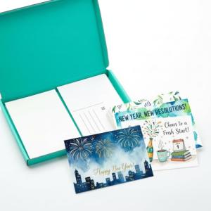 60 Sheets 4x6 Watercolor Postcards Blank, 140lb/300gsm Heavyweight, 100% Cotton Watercolor Paper for Painting, Mailing, Greeting Cards & Holiday Art