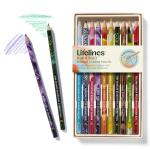 Lifelines Scented Colored Pencils, 10-Pack Classic Palette - Rub & Sniff Color Pencil Set Infused with Essential Oil Blends for Arts & Crafts, Coloring Books & School Supplies