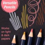 Faber-Castell Goldfaber Colored Pencils: Skin Tone Colored Pencils with Smooth Laydown, Rich Pigment, Break-Resistant Cores, Great for Portraits, Sketching & Adult Coloring (12 Count)