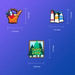 Euphaglaia 15Pcs Art Charms for Clog Shoes Decoration, Artist Painting Drawing Charms Accessories for Men Women