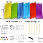 CiaraQ Polymer Clay Starter kit, Oven Baked Modeling Clay with Sculpting Tools, 36 Colors, 2.6 lbs