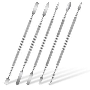 5PCS Stainless Steel Wax Carving Tools, Double-Headed Clay Tools, Professional Clay Sculpting Tool for Ceramics, Modeling, and Art Crafting