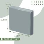 Phinus Kneaded Erasers for Artists, Large Size Grey Kneadable Eraser, Absorbent Kneaded Eraser for Art Supplies, Charcoal Pencils, Sketching Supplies (8 Pack)