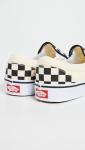 Vans Slip On Unisex Sneakers, Checkerboard Black/Off White, 6.5 US Women/5 US Men