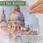 Phinus Kneaded Erasers for Artists, Large Size Grey Kneadable Eraser, Absorbent Kneaded Eraser for Art Supplies, Charcoal Pencils, Sketching Supplies (8 Pack)