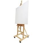 Mont Marte Painting Easel Large Easel for Painting, Studio Easel w/castors Beech Wood