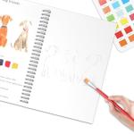 48 Colors Watercolor Paint Set for Adults with Watercolor Workbook-Create 36 Beautiful Paintings,Complete Water Colors Paint Adult Set for Beginners&Artists 3 Pack