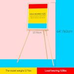 MEEDEN Wood Easel Stand for Display: Wooden Tripod for Poster Board - Wedding Easel Standing for Welcome Sign