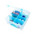 ArtBin Super Satchel Double Deep Compartment Box - Art Storage with 8 Removable Compartments, Smart Closure for Craft Supplies