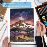 VigorFun Art Supplies, Deluxe Wooden Art Set Crafts Drawing Painting Kit with 2 Sketch Pads, Oil Pastels, Acrylic, Watercolor Paints, Creative Gifts Box for Adults Artist Kids Teens Girls