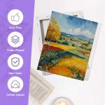 ESRICH Stretched Canvas for Painting, 12 Pack 4x4, 4x6, 8x10, 11x14(3 of Each) Canvas Set, Multi-Size Blank Canvases for Painting, Primed Paint Canvas for Kids, Adults, Beginners, Artists.