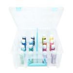 ArtBin Super Satchel Double Deep Compartment Box - Art Storage with 8 Removable Compartments, Smart Closure for Craft Supplies