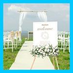 MEEDEN Wood Easel Stand for Display: Wooden Tripod for Poster Board - Wedding Easel Standing for Welcome Sign