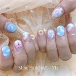 Gel palette Painting gel for nail art 40colors individual squares UV LED for Nail Art DIY