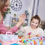 Itopstar 3000 Kids Arts and Crafts Supplies for Kids Crafting Supply in 3 Layered Plastic Art Box All in One Ages 8 9 10 11 & 12 Year Old Girls & Boys Crafting Supply Set