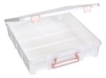 ArtBin 6955RL Super Satchel Compartment Box Clear Craft Organizer Storage Case - Rose Gold, Pack of 1